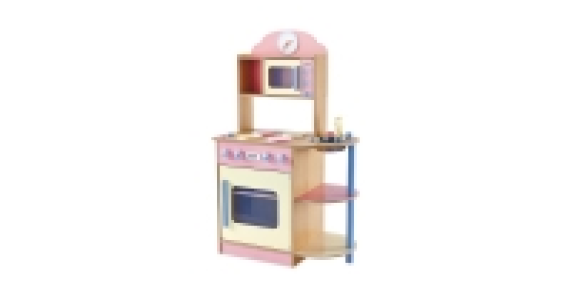 Little House Pink Wooden Kitchen