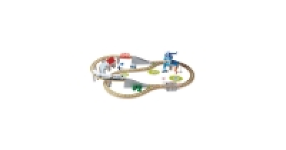 Little Town Wooden Railway Set