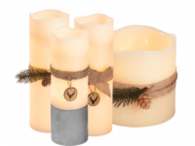 MELINERA LED Real Wax Candle