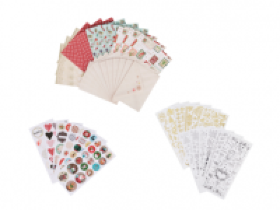 CRELANDO Greeting Card/Sticker Set