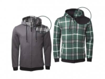 POWERFIX Mens Reversible Hoody