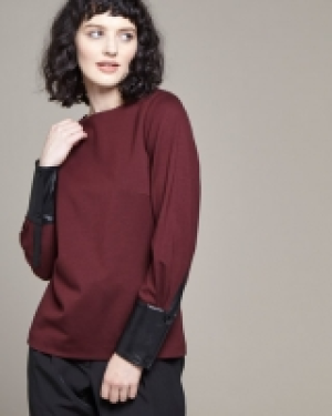 Lennon Courtney at Dunnes Stores PU Sleeve Top