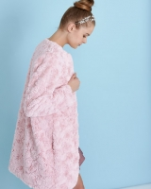 Savida Crushed Faux Fur Coat