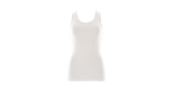 Avenue White Thermal Ladies Vest