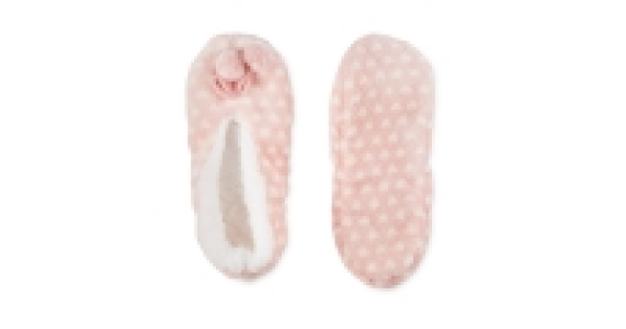 Avenue Pink Heart Slipper Socks