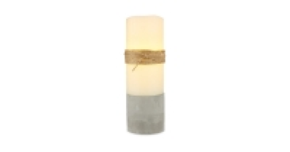 20cm LED Candle with Sisal