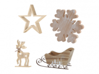 MELINERA Decorative Christmas Wooden Figure