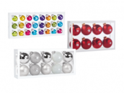 MELINERA Glass Christmas Tree Baubles 2.99 €