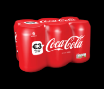 Centra  Coca-Cola Can Pack 6 x 330ml