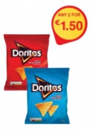 DORITOS Tortilla Chips Range 40g ANY 2 FOR 1.50