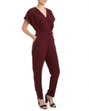 Kimono Sleeve Belted Jumpsuit