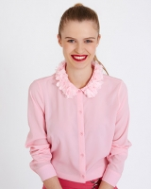 Savida Flower Collar Blouse