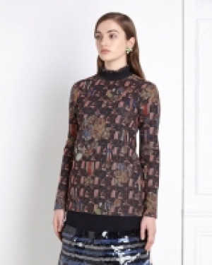 Joanne Hynes Printed Rib Top