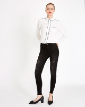 Savida Frayed Hem Jeans