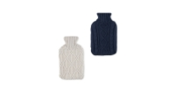 Visage Cable Knit Hot Water Bottle