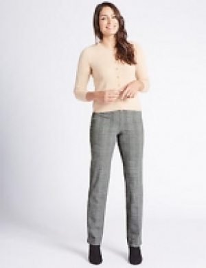Checked Straight Leg Trousers 32.00 €