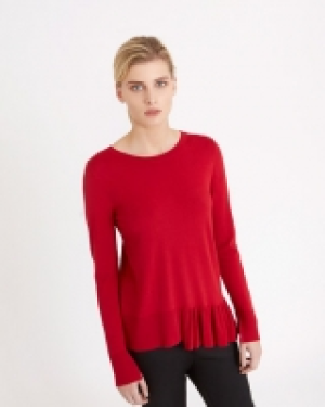 Carolyn Donnelly The Edit Ruffle Hem Sweater