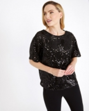 Gallery Sequin Top