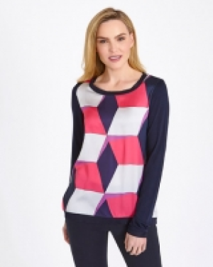 Gallery Geo Long Sleeve Top