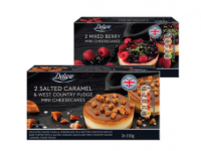 DELUXE 2 Mini Cheesecakes 2.49 €