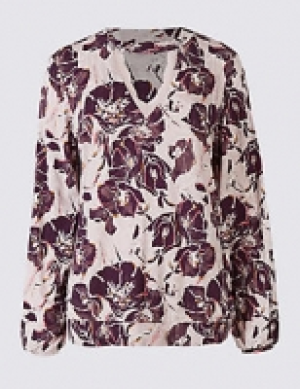 Floral Print Long Sleeve Pyjama Top 25.00 €