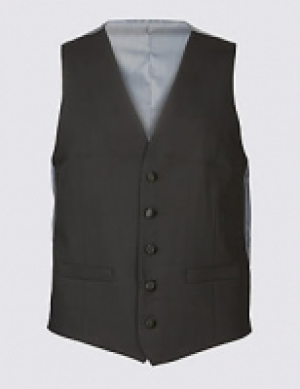 Black Slim Fit Dinner Waistcoat 67.00 €