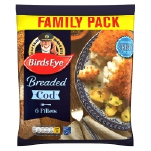 Birds Eye 6 Cod Fillets In Crumb