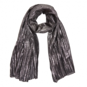 Lurex Pleat Scarf