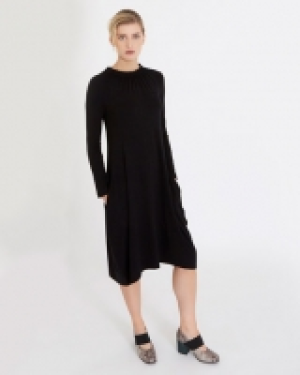 Carolyn Donnelly The Edit Gathered Neck Jersey Dress