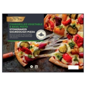 Chargrilled Vegetable & Pesto Sourdough Oval Pizza