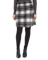 Dunnes Stores  Brushed Check Stud Detail Skirt