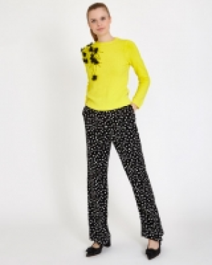 Savida Spot Wide Leg Trousers