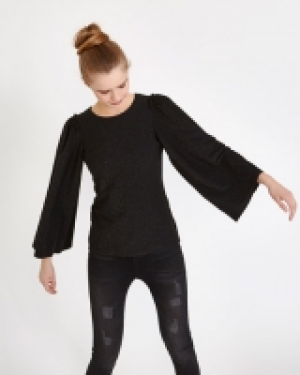 Savida Lurex Flare Top