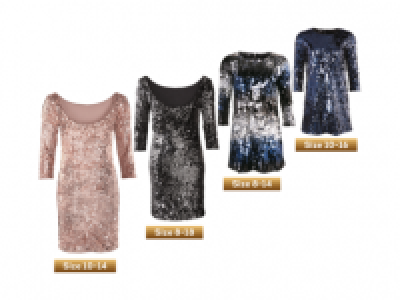 ESMARA Ladies Sequined Dress