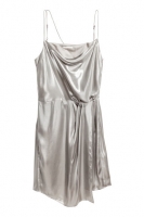 HM   Shimmering metallic dress