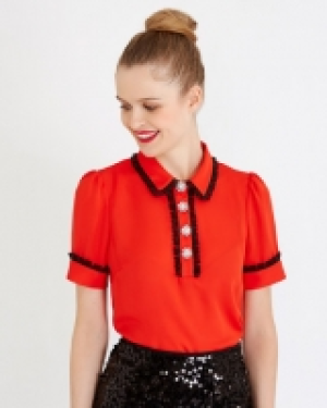 Savida Ruffle Detail Blouse