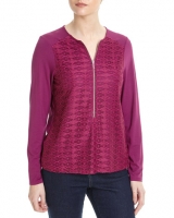 Dunnes Stores  Lace Mix Top