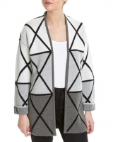 Dunnes Stores  Check Grid Cardigan