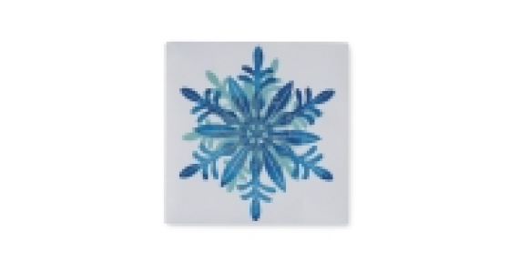 Saxon Blue Snowflake Napkins 30 Pack