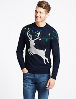 Marks and Spencer  Stag Crew Neck Jumper