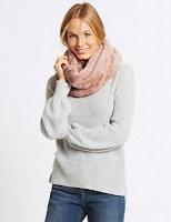 Marks and Spencer  Ruffled Fur Snood Scarf