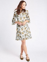 Marks and Spencer  Cotton Rich Floral Lace Swing Dress