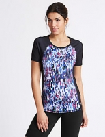 Marks and Spencer  Spliced Ombre T-Shirt