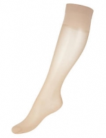 Marks and Spencer  2 Pair Pack Firm Support Shine Knee High with Silver Technol