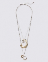 Marks and Spencer  Moon & Star Layered Necklace