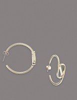 Marks and Spencer  Swirl Hoop Earrings