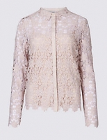 Marks and Spencer  Daisy Lace Long Sleeve Blouse
