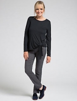 Marks and Spencer  Modal Rich Tie Side Long Sleeve T-Shirt