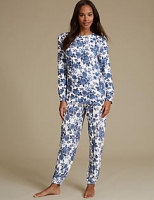 Marks and Spencer  Floral Print Long Sleeve Pyjama Set
