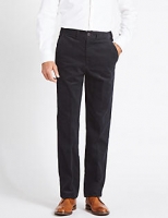 Marks and Spencer  Regular Fit Pure Cotton Trousers